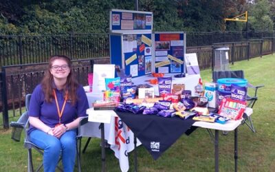 Fundraising at Stoke Park Railway